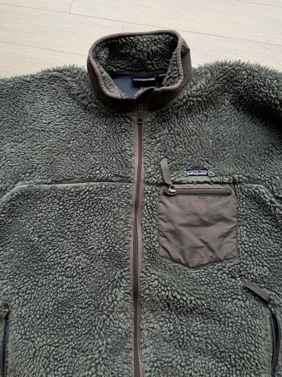 빈티지 파타고니아 딥파일 유칼립투스 그린 자켓 상품이미지4