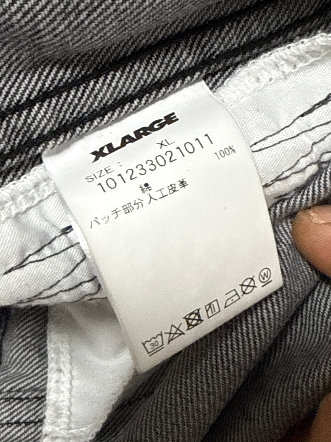 XLARGE  x SKOLOCT  Graffiti DENIM JACKET 상품이미지8