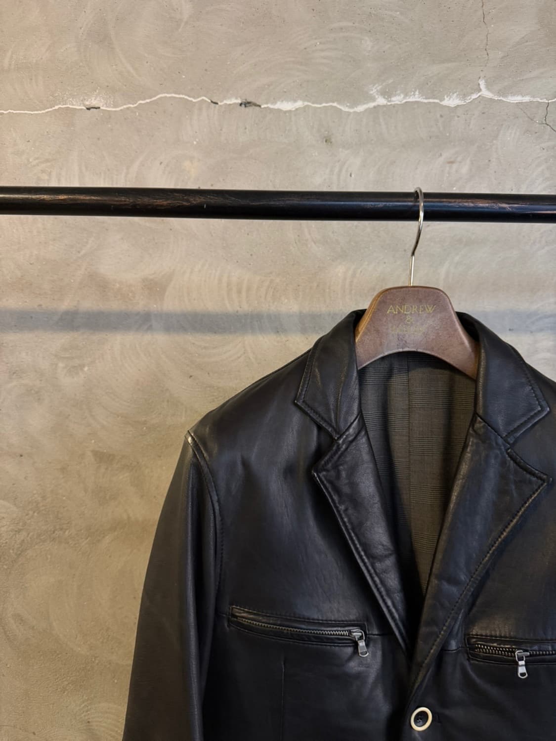 미츠미네 레더 헌팅자켓 100 상품이미지2