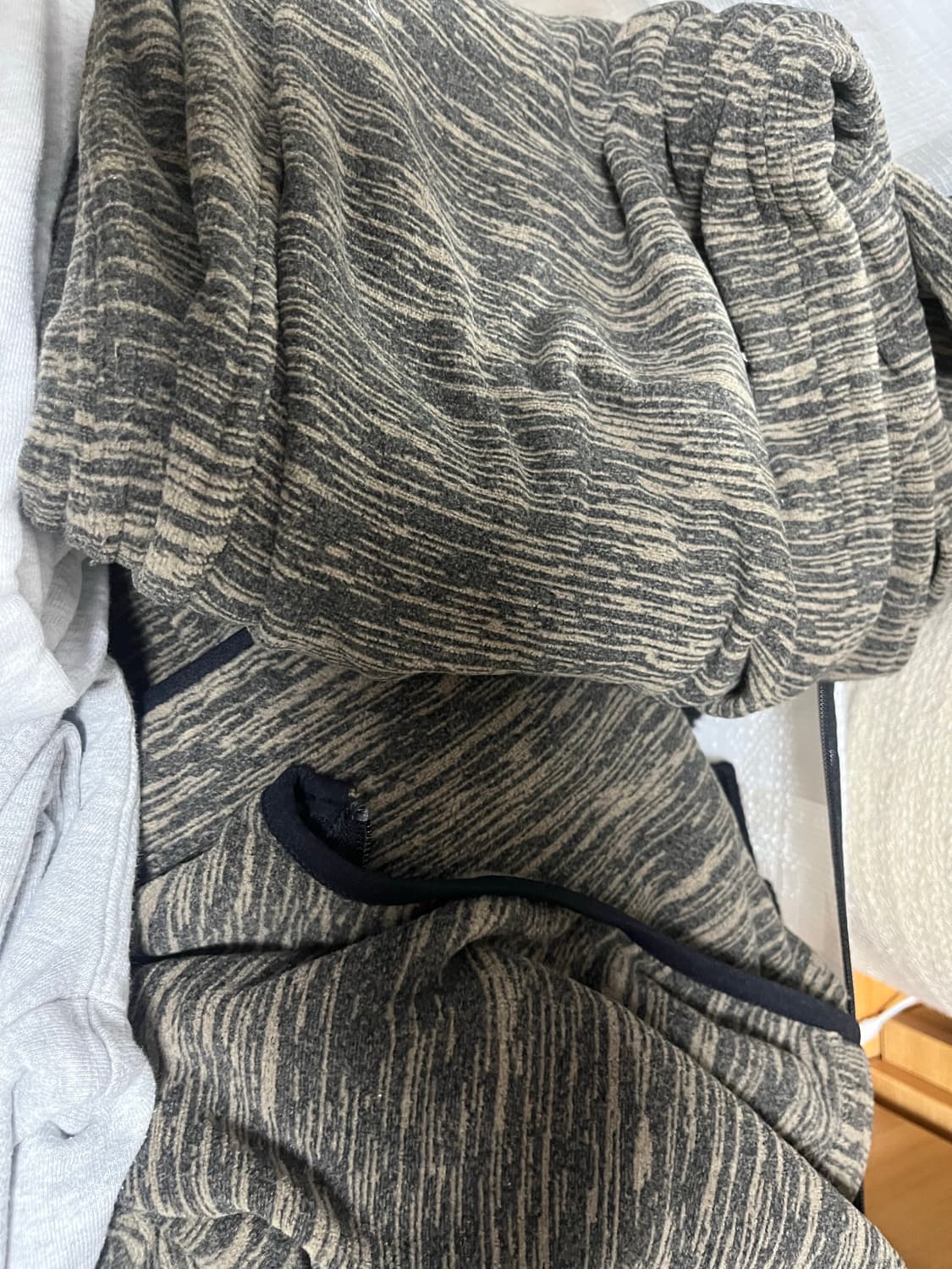 미스치프 후리스 셋업 카키 M 상품이미지3