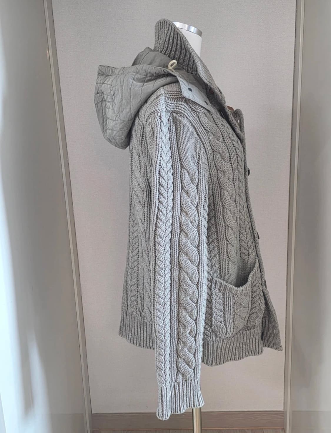 C.p. Company 모리 꽈배기 니트 가디건 상품이미지2