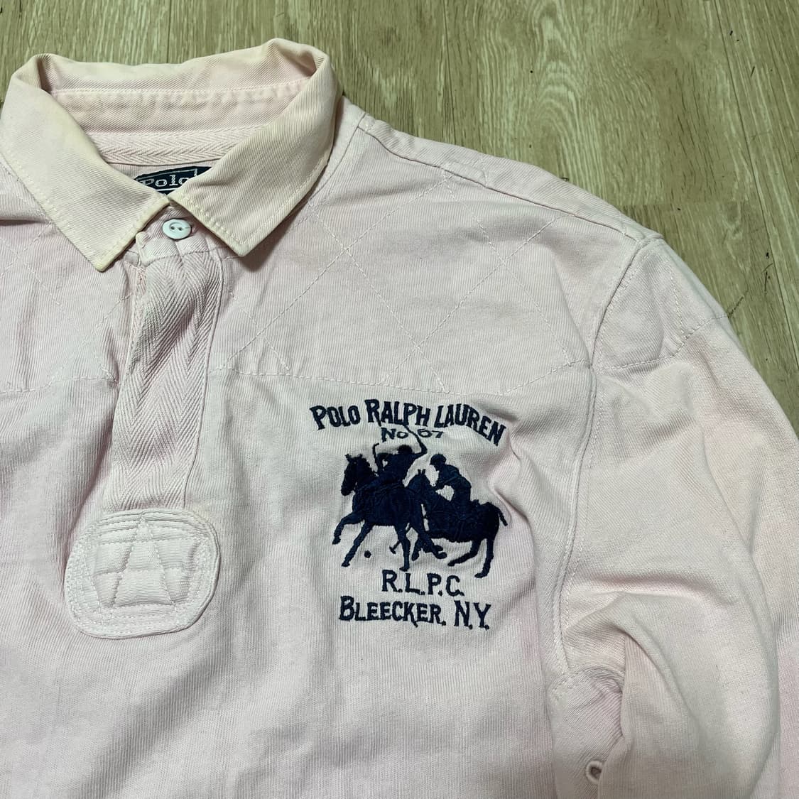 폴로 랄프로렌 빅포니 핑크 PK 긴팔 카라티 L/100  상품이미지3