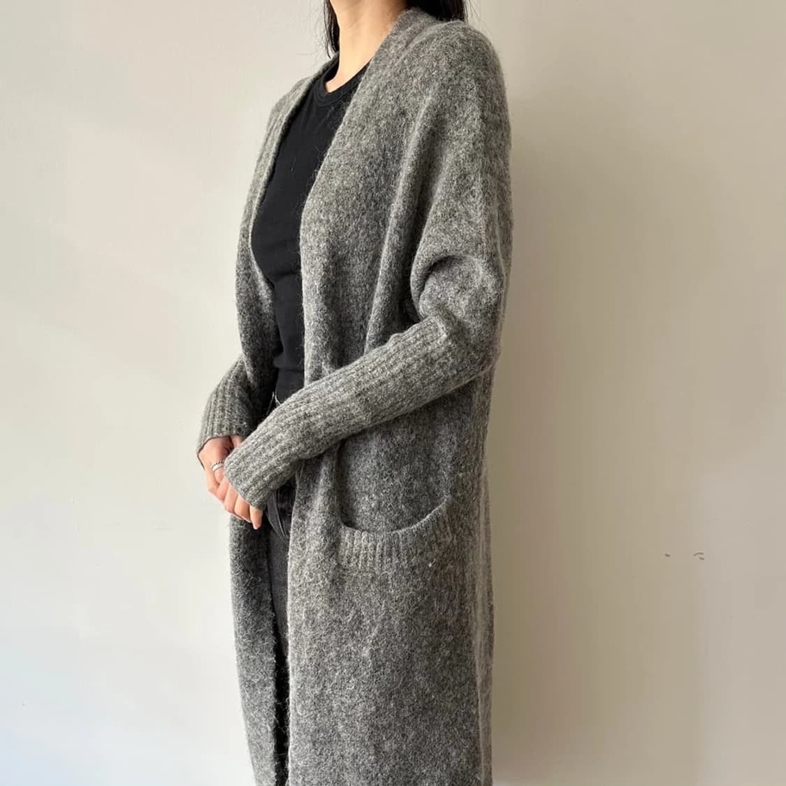 아크네스튜디오 ACNE 모헤어 롱 니트 가디건 PN6080 상품이미지2