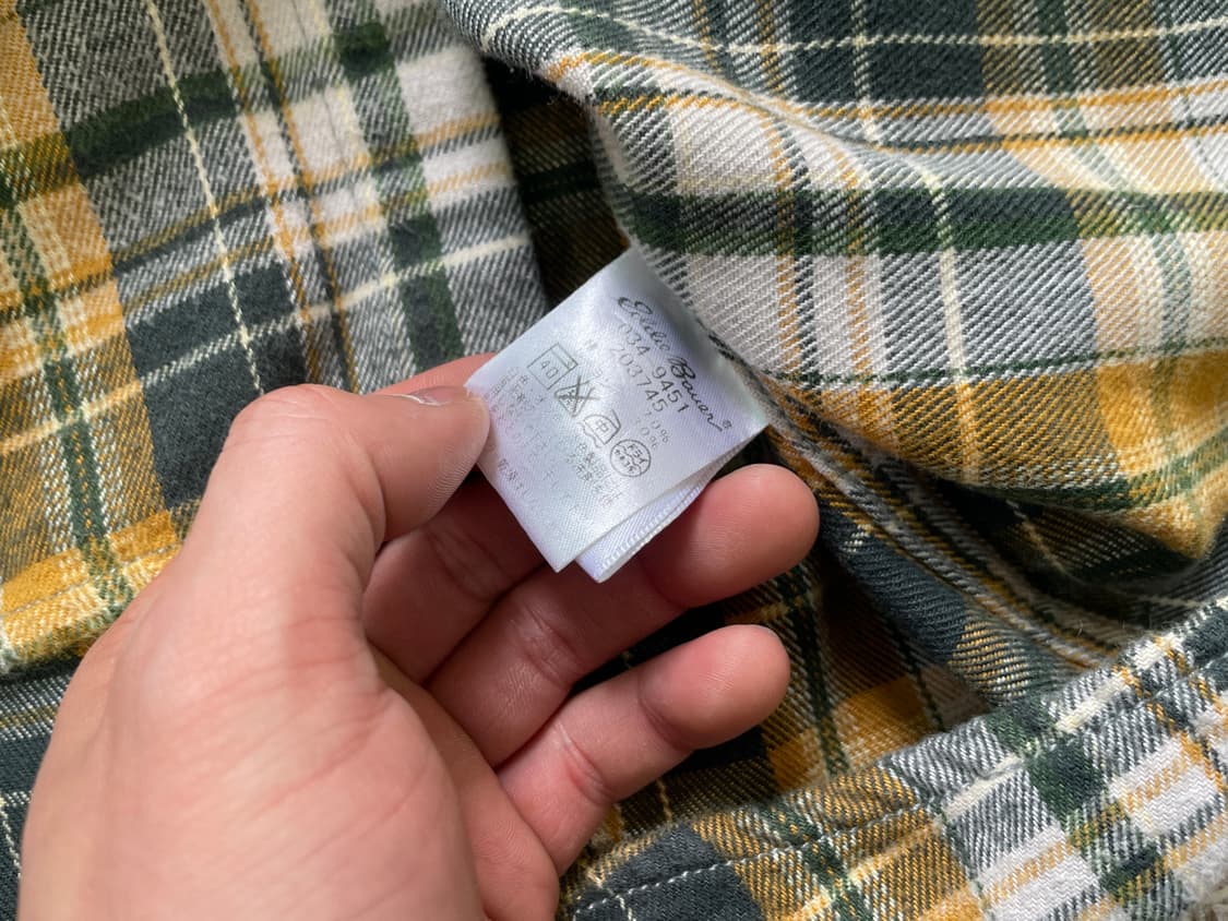 에디바우어 플란넬 체크 셔츠  J04114 상품이미지5