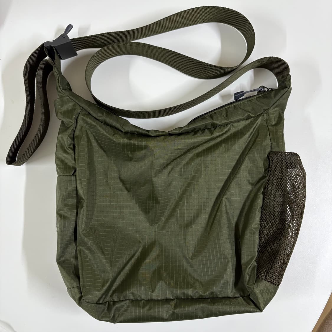 몽벨 포켓터블 라이트 숄더백 s 카키 상품이미지2