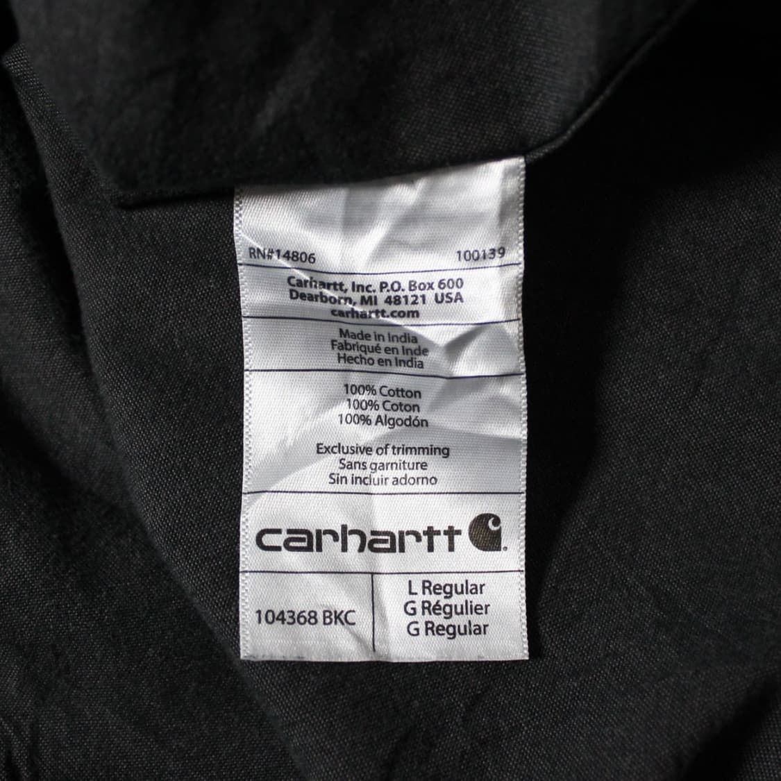 Carhartt 칼하트 루즈핏 워크 코튼 셔츠 상품이미지4