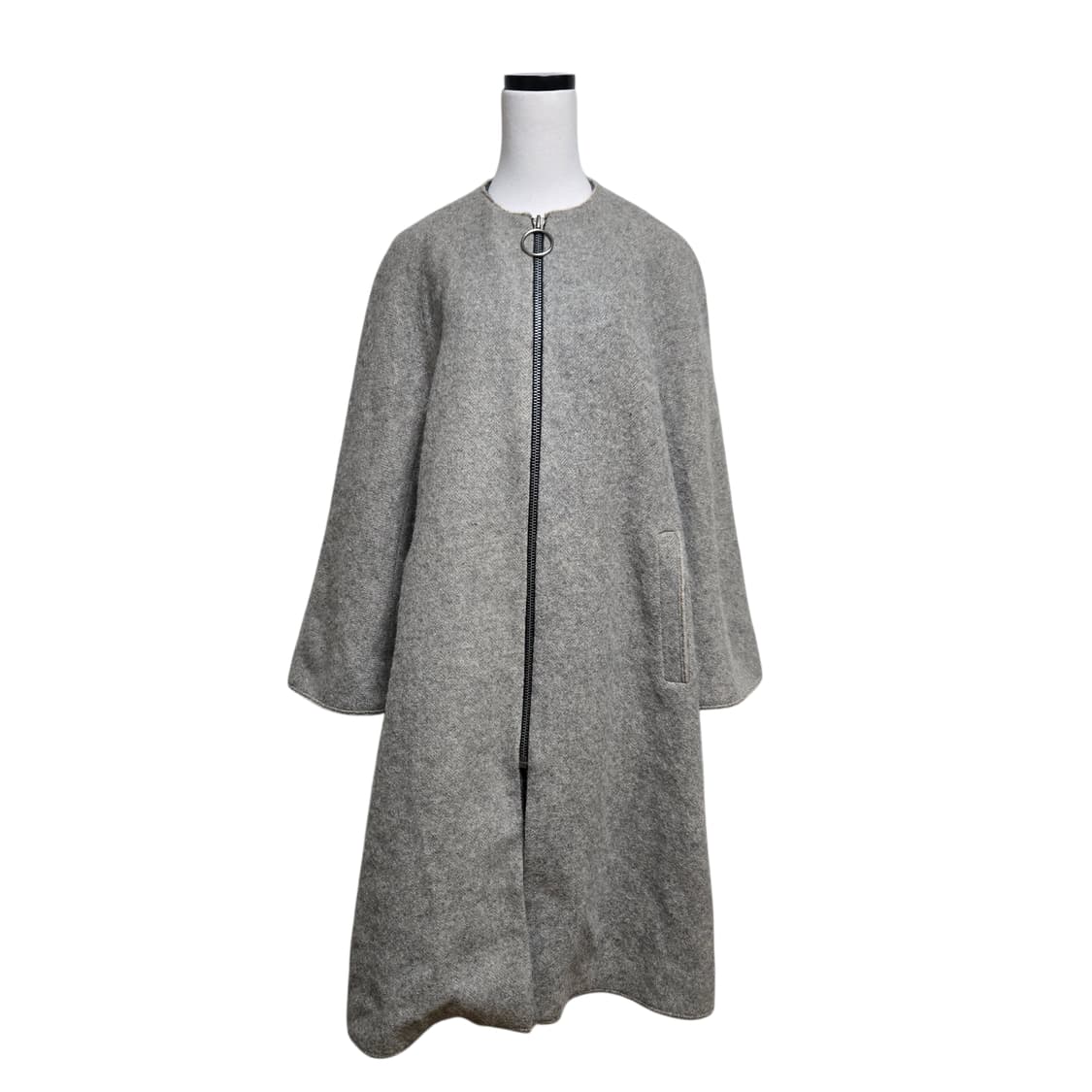 시스템 알파카 집업 코트 / 여성 코트 상품이미지1