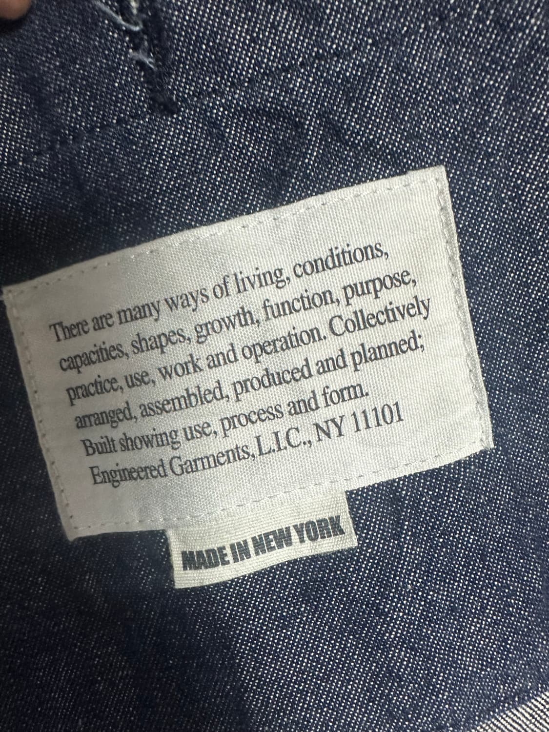 엔지니어드가먼츠 베드포드 인디고 M 상품이미지4