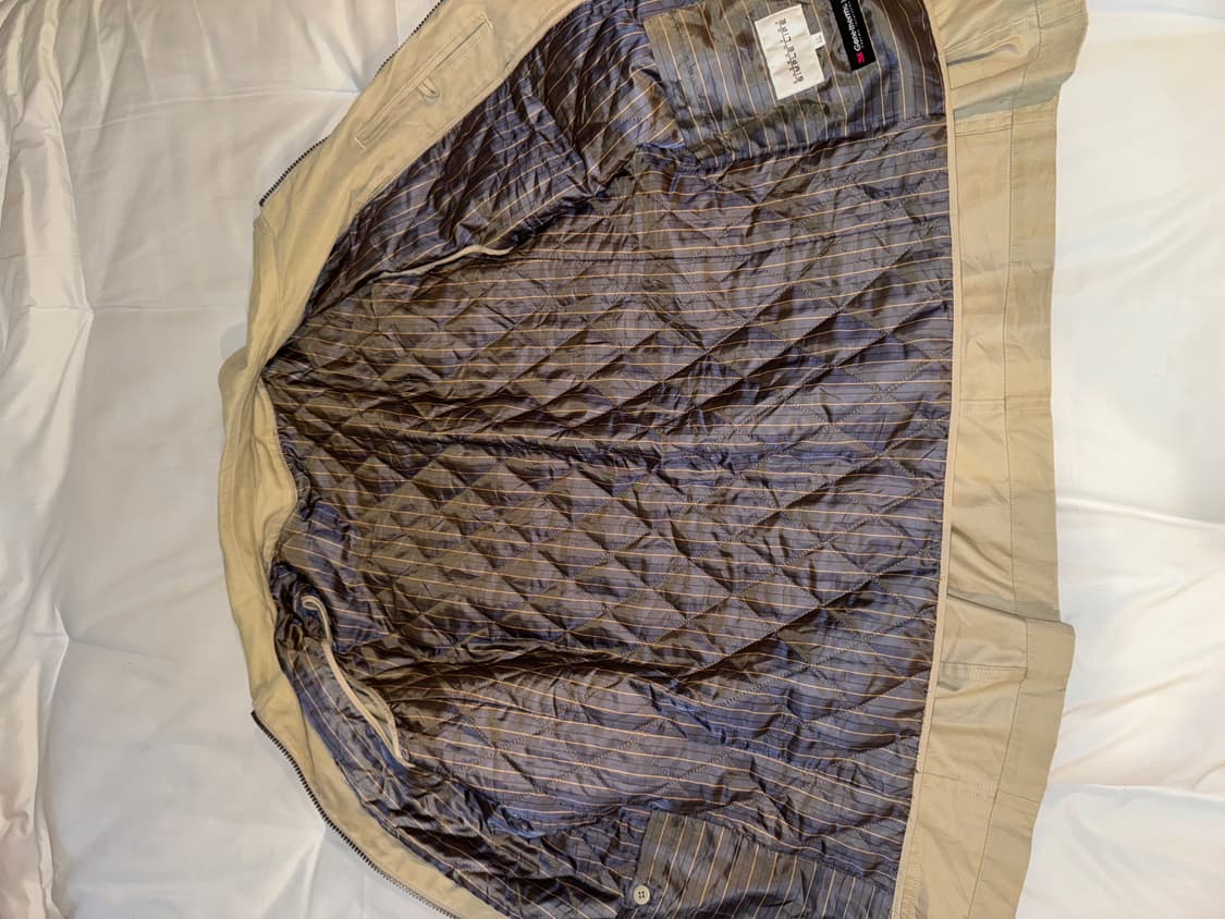 일본 빈티지 미니멀 퀼팅 안감 코트/재킷 상품이미지2