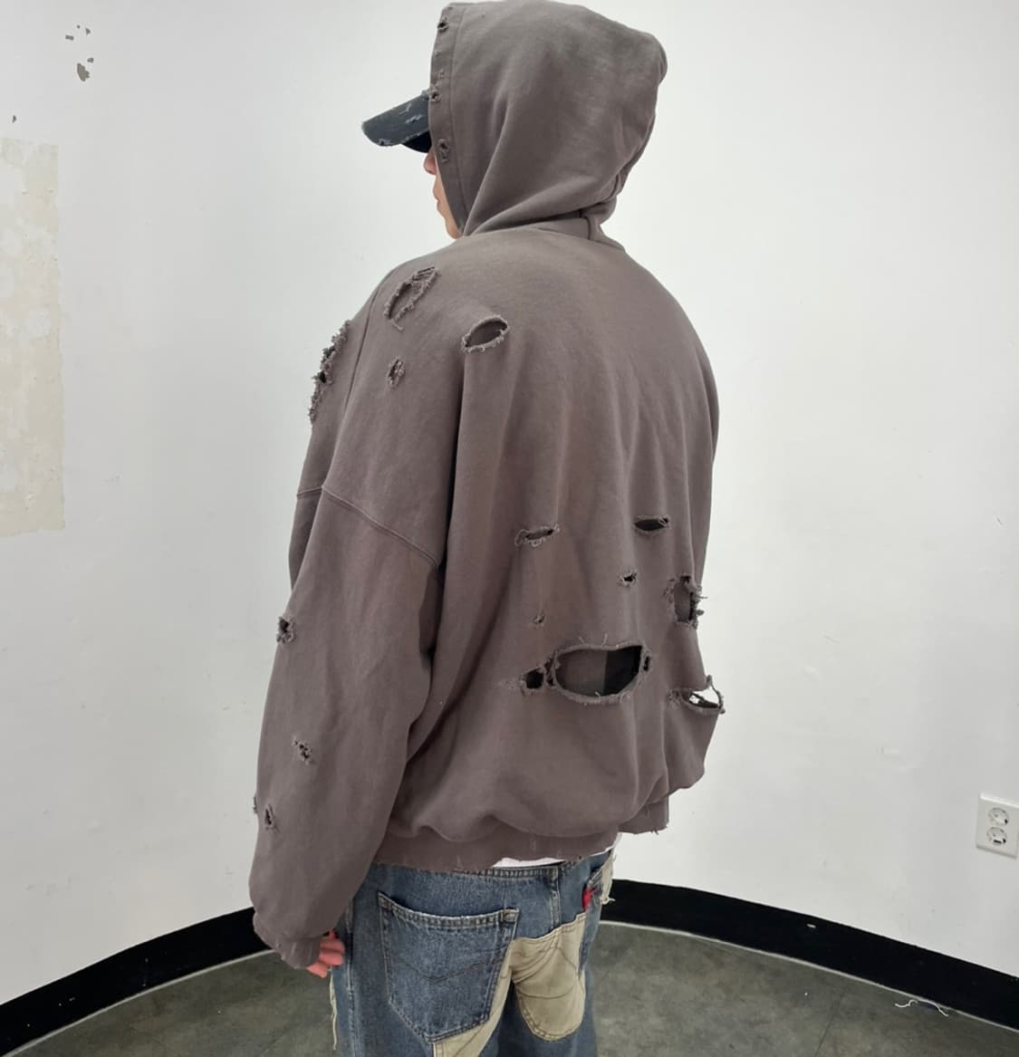 빈티지 후드이중원단 상품이미지7