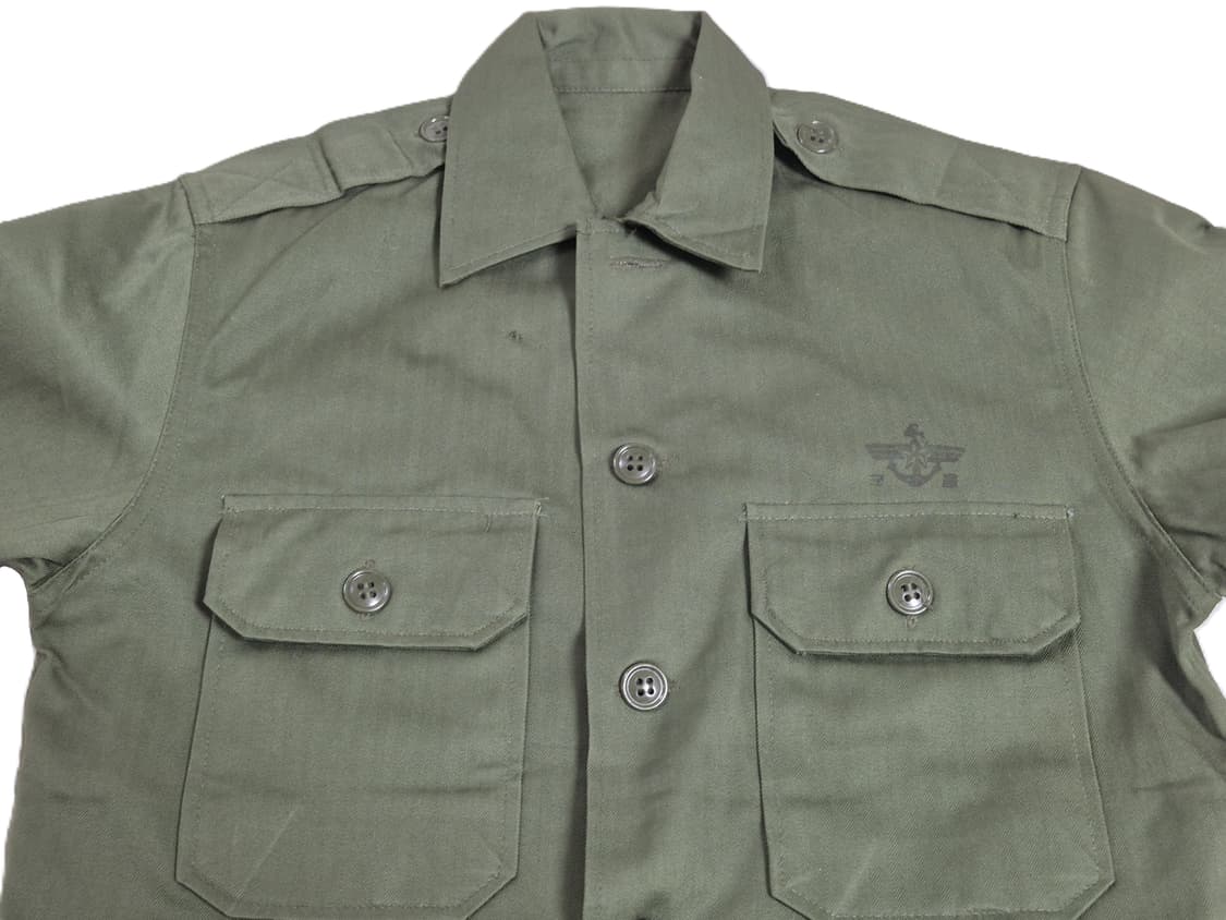 육군 구형 민무늬 전투복 상의 자켓 (S) (미사용품) 상품이미지5