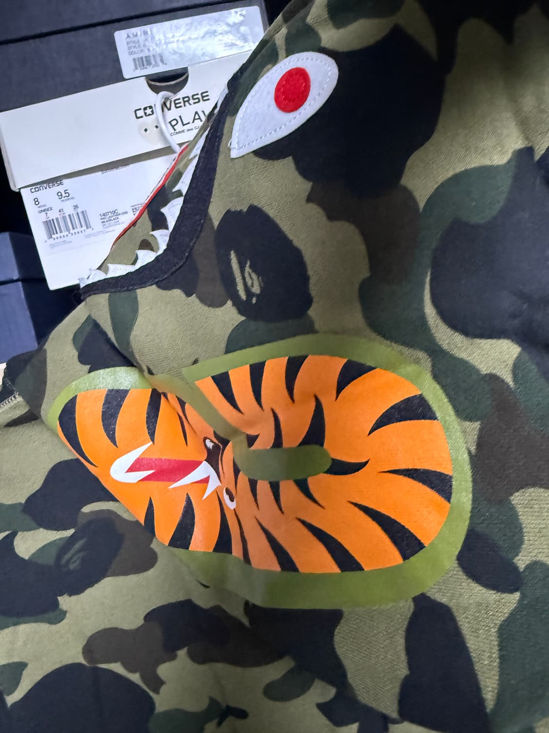 베이프 녹계 후드집업 상품이미지7