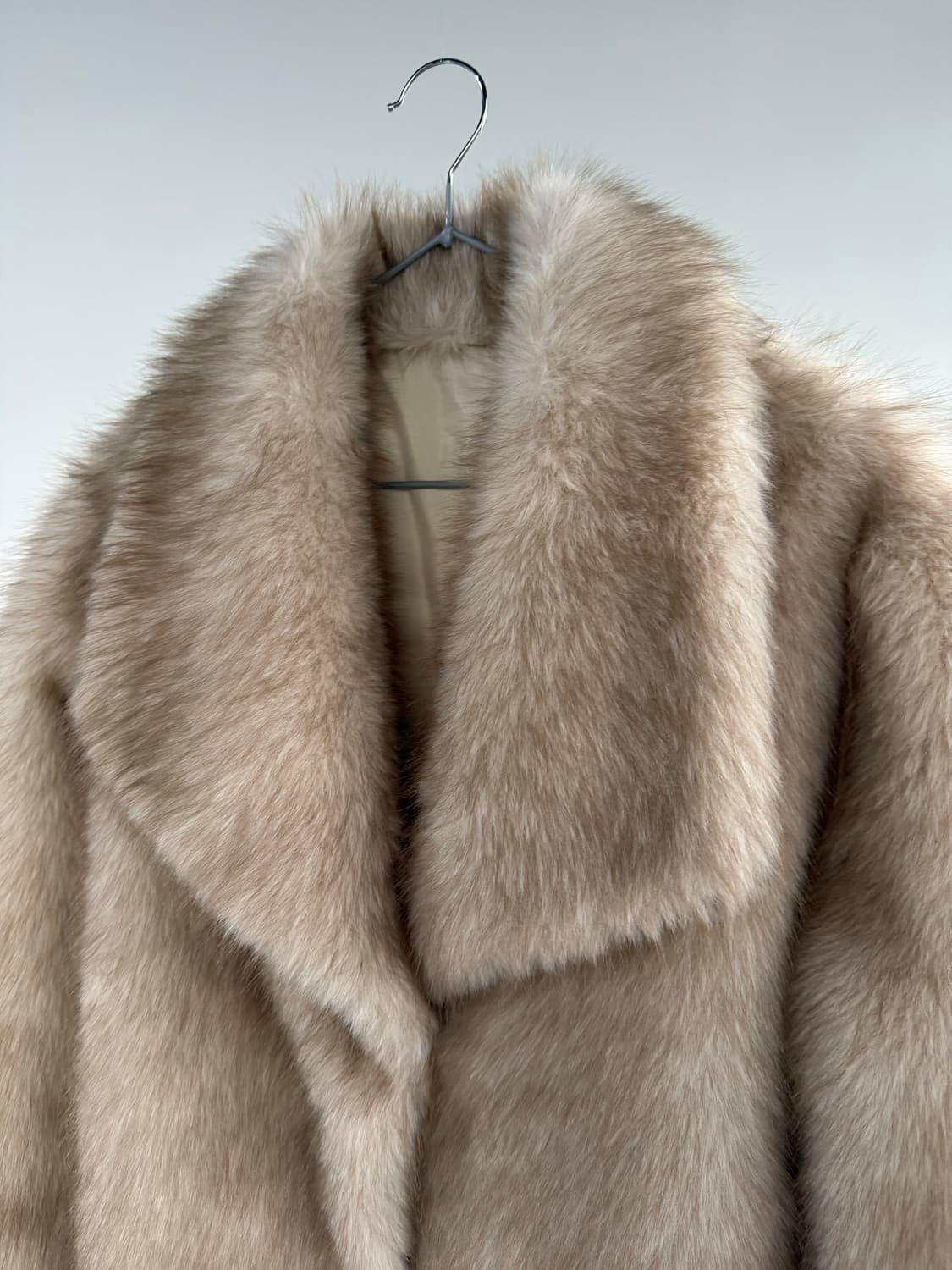 베이지 에코퍼 자켓 66까지가능 상품이미지1