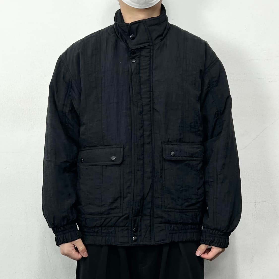 나이키 90s 삼나스포츠 나일론 봄버 누빔 바시티 자켓 상품이미지2