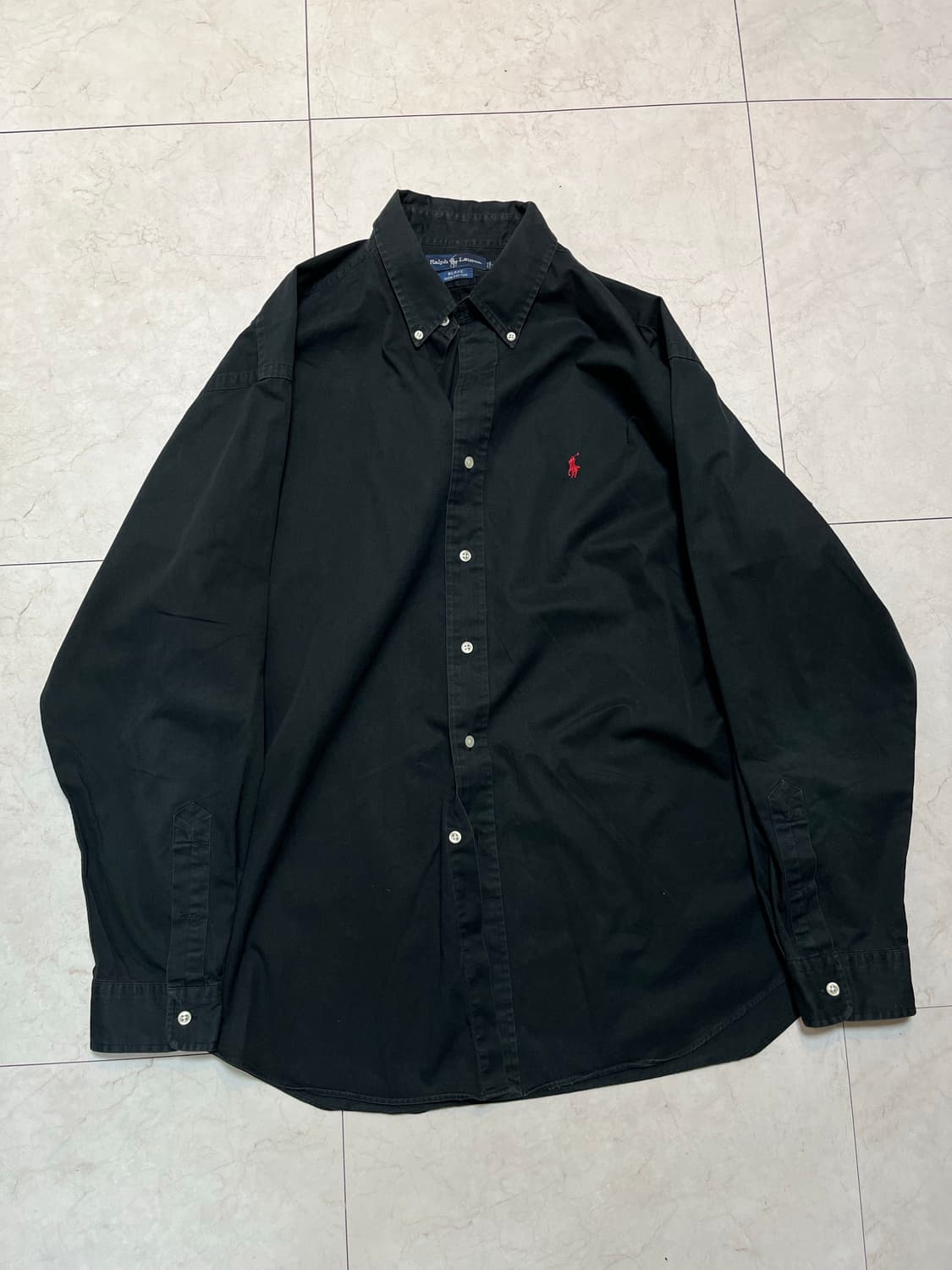 90s 폴로 블레이크 블랙 셔츠 xl 상품이미지1