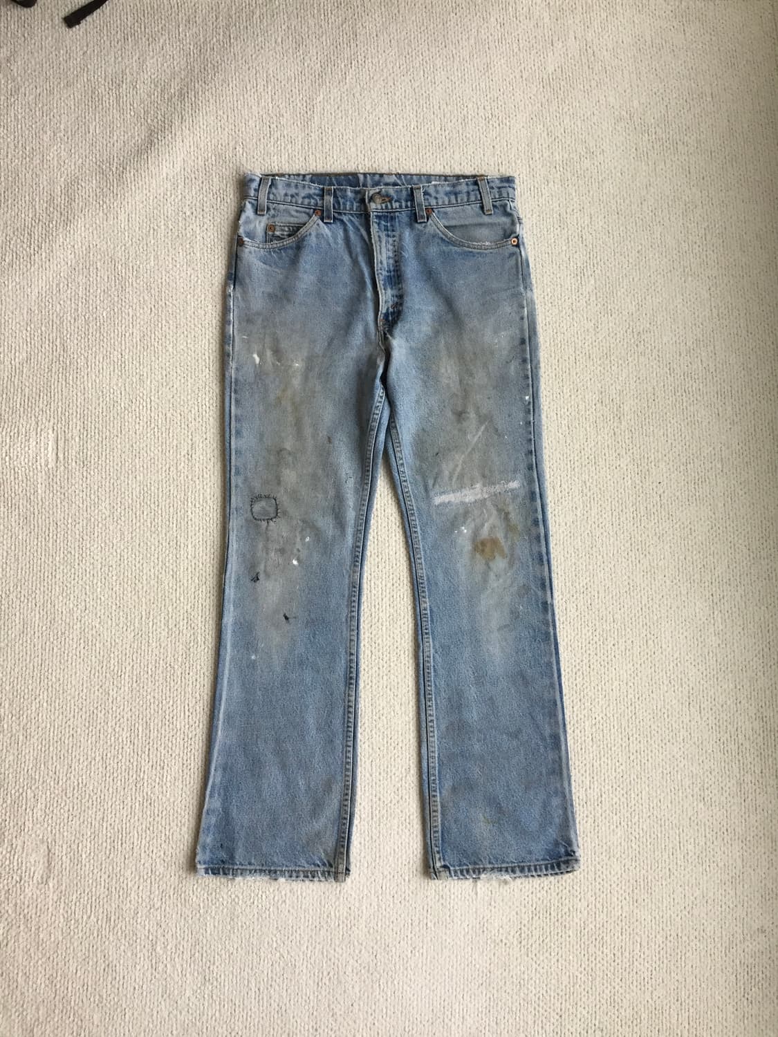 90‘s levis 517 리페어 부츠컷 데님 굿페이딩 상품이미지1