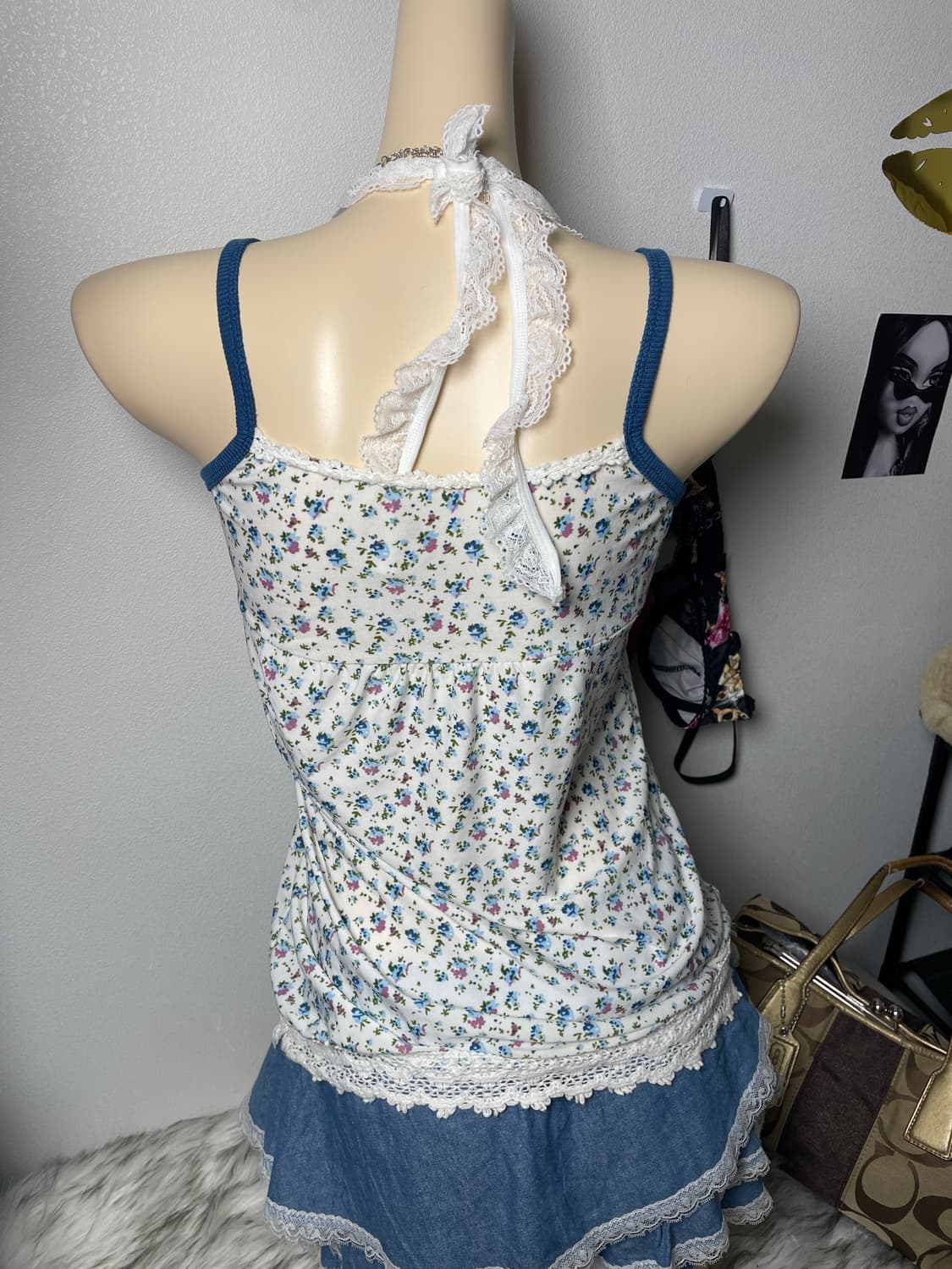 빈티지 슬리브리스 꽃무늬  상품이미지5