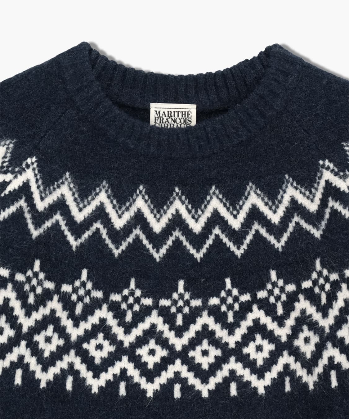 마리떼 페어아일 니트 네이비 L (새상품) 상품이미지3