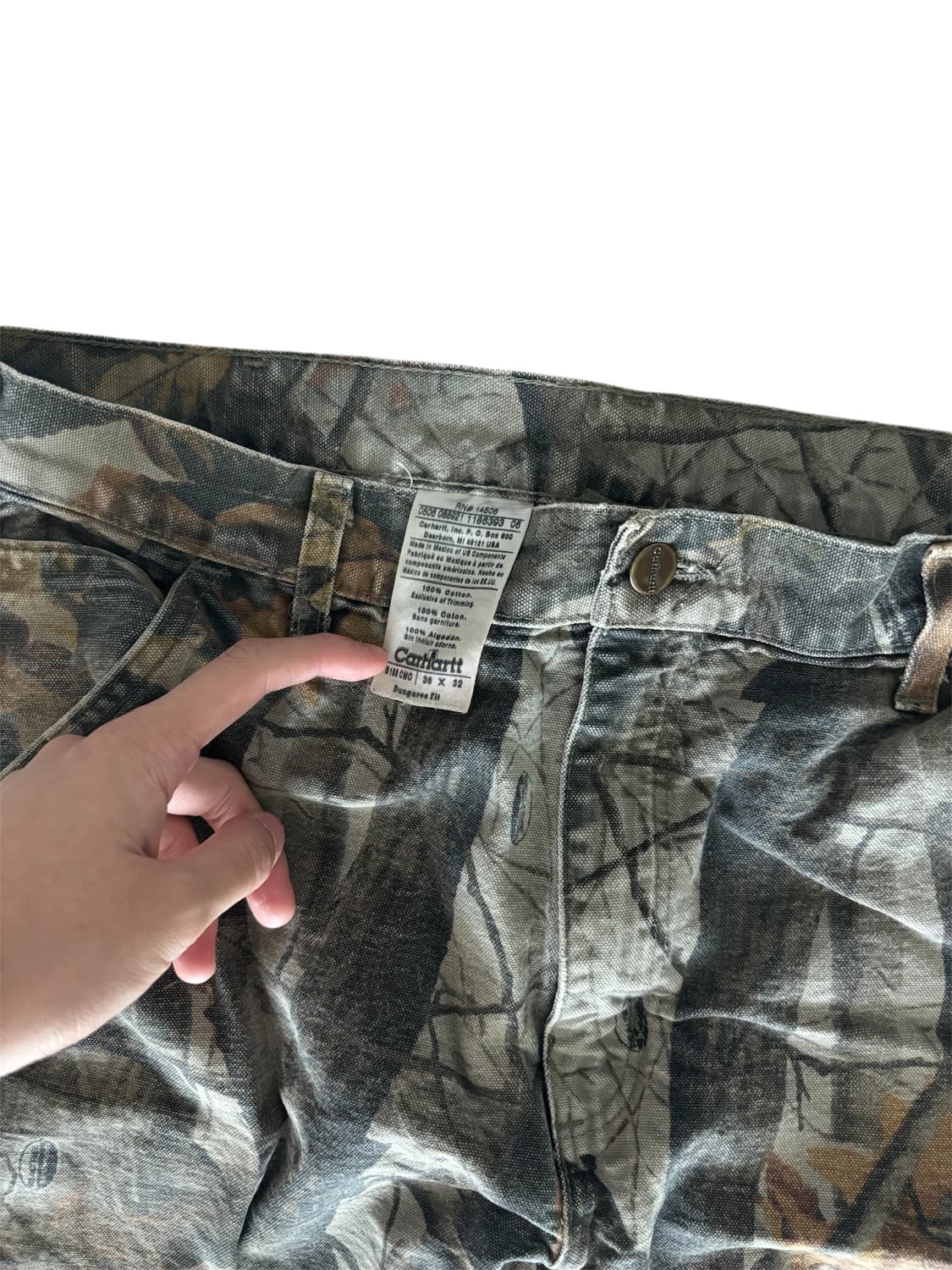 00s Carhartt Realtree Pants CMO 상품이미지7
