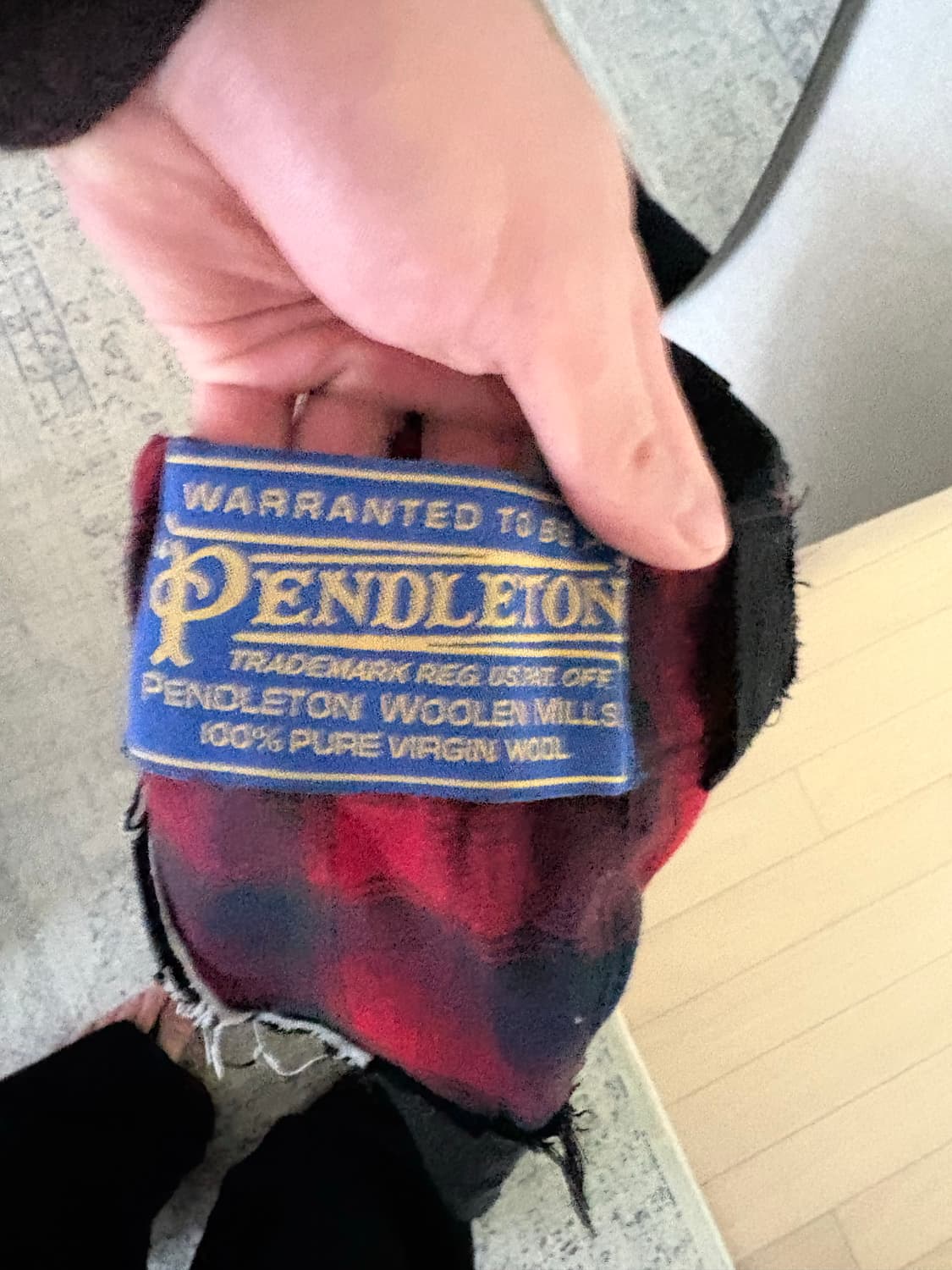 Maison margiela 마르지엘라 펜들턴 요크 와이드레그  팬츠 상품이미지4