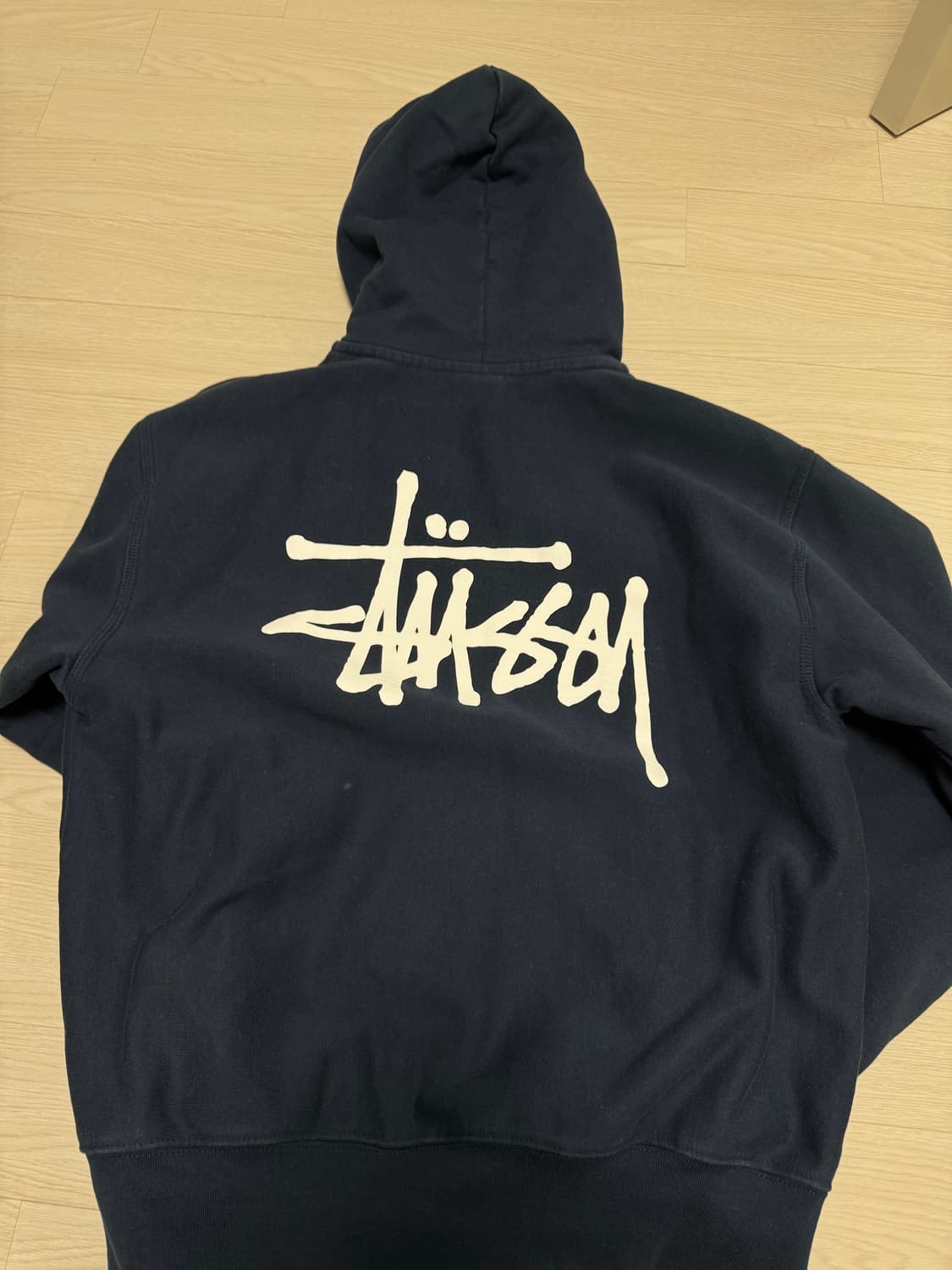 스투시 후드집업 네이비 s 상품이미지2