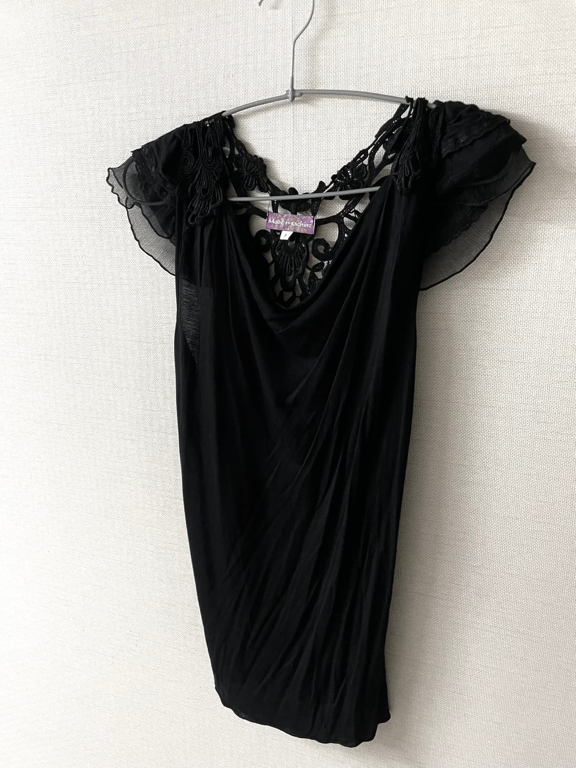 고스 카울넥 란제리블라우스나시탑 핀터레스트 무채색 다크웨어로맨틱공겜여주 상품이미지8