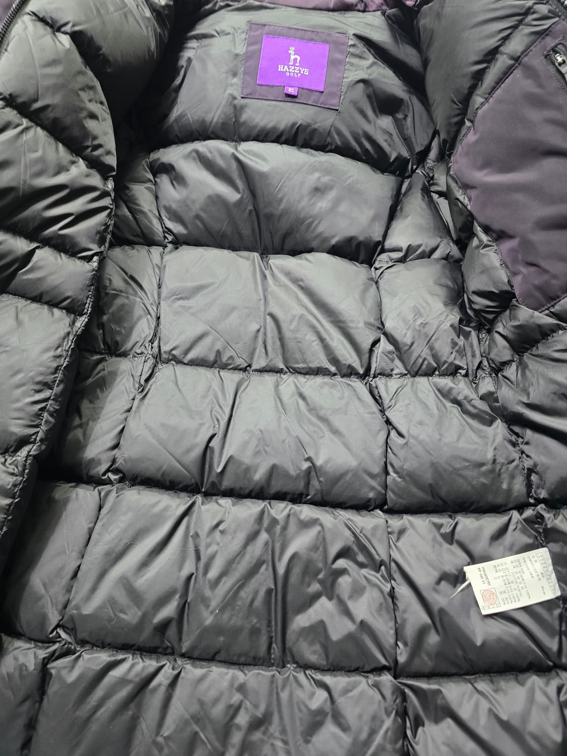 (85) 헤지스 여성골프 라쿤털 다운패딩자켓 상품이미지3