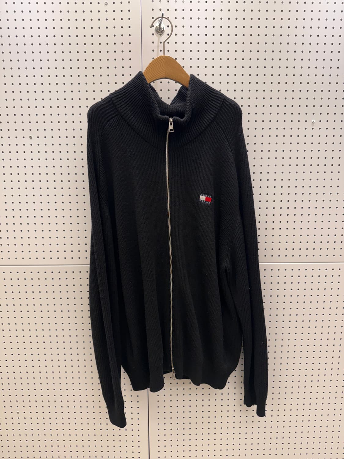 타미진스 플래그 로고 집업 니트 U1295 상품이미지2