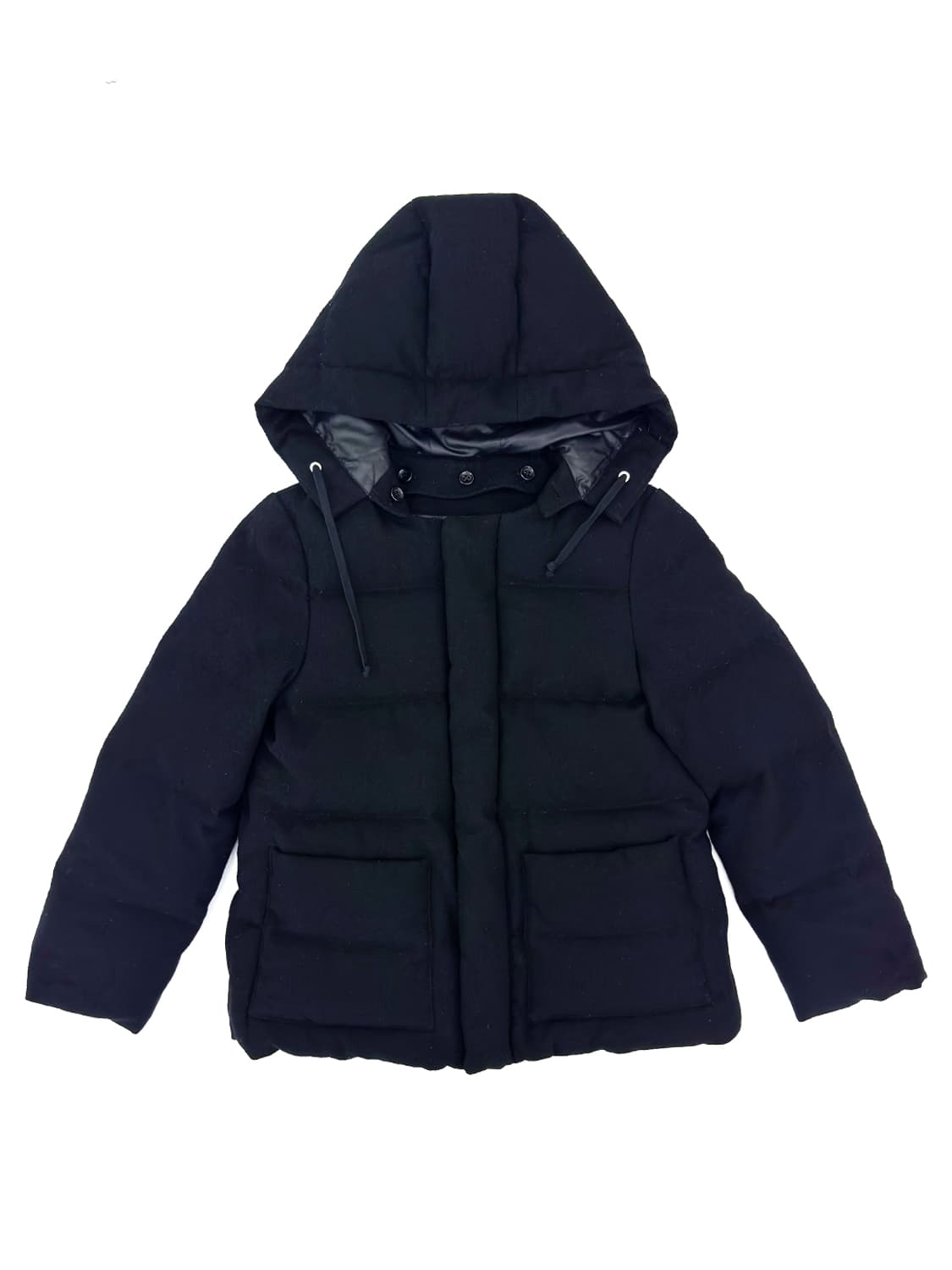 Wool Hooded Puffer Jacket/ S 상품이미지1