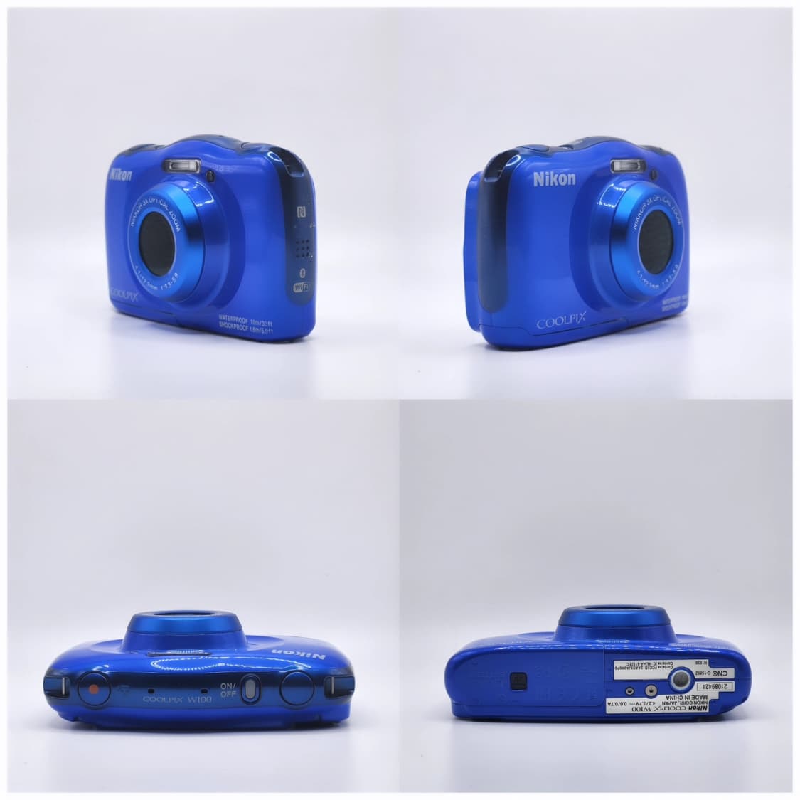 ​📸 ✨ [올인원키트] 니콘 Coolpix W100 블루 디지털카메라 상품이미지3