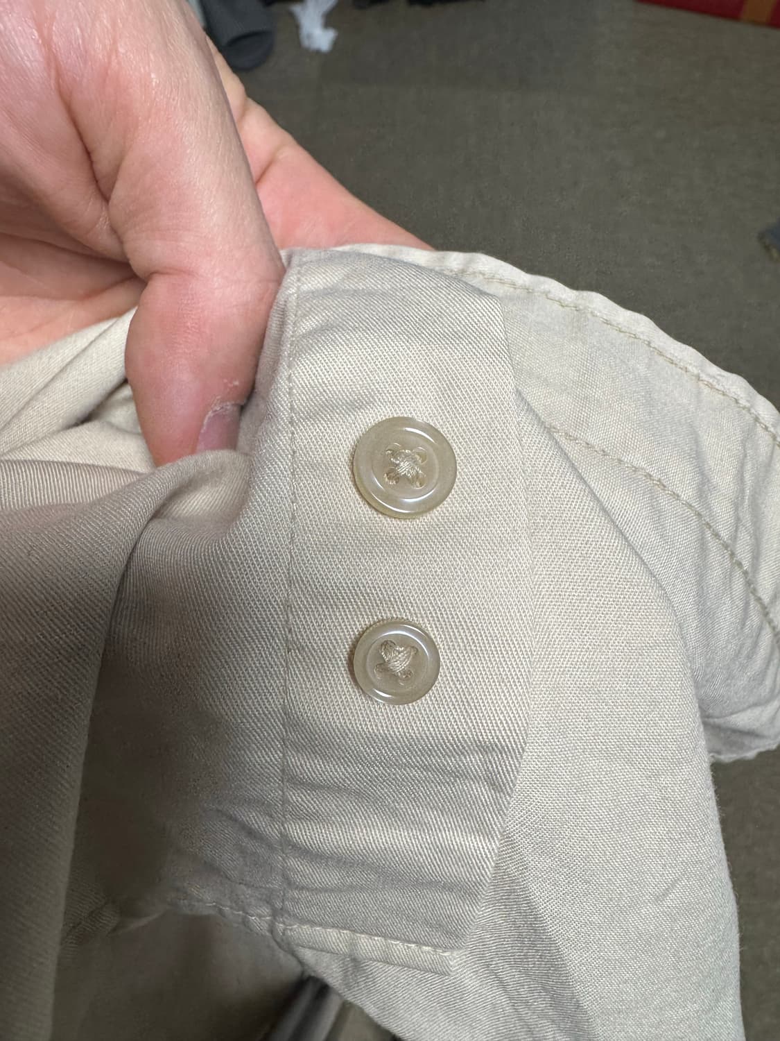 00‘s 빈티지 칼하트 코튼 워크셔츠 상품이미지5