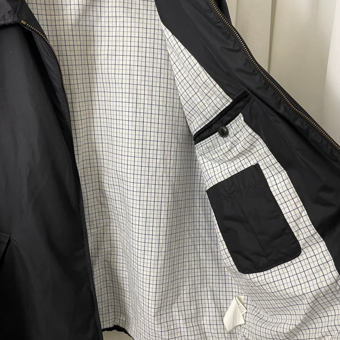 폴로 블랙 체크안감 폴리쉘 자켓 상품이미지7