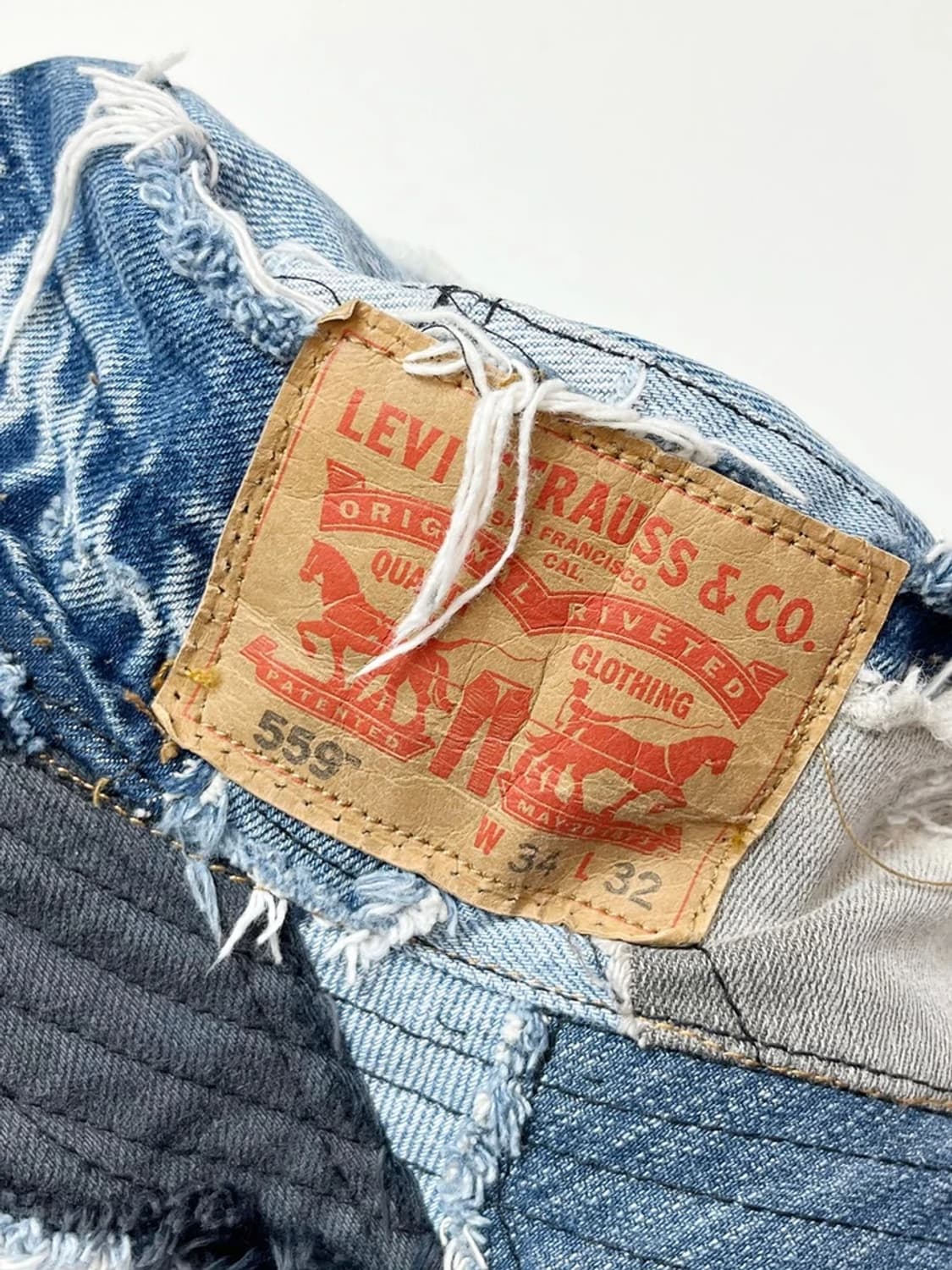 리바이스 리메이크 데님 멀티 버킷 햇 A1442 상품이미지2