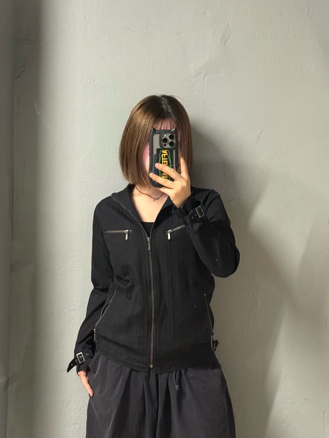zipper point buckle detail jacket 상품이미지1