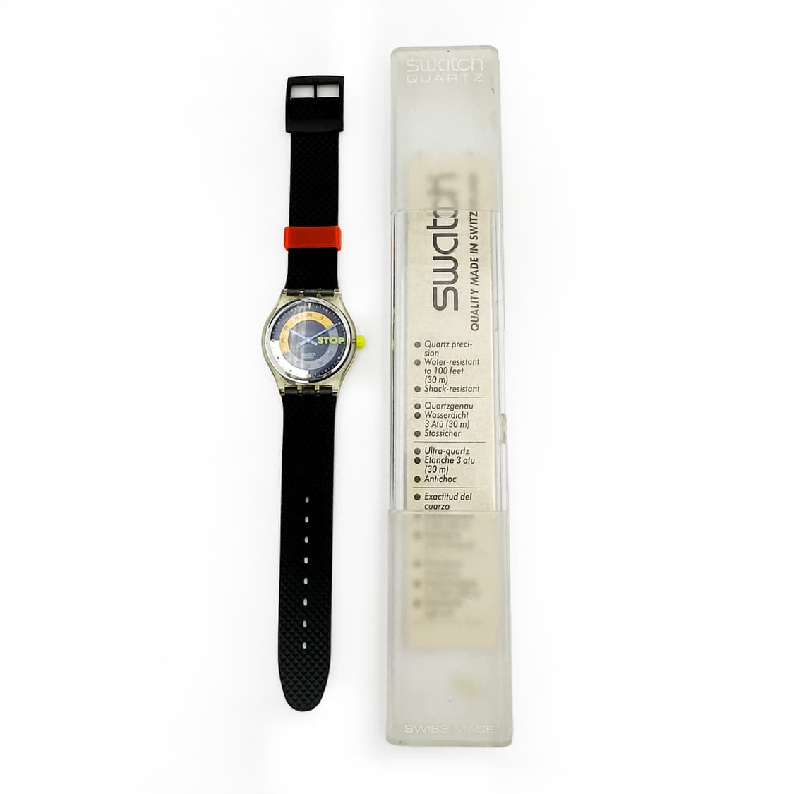 91년판) 빈티지 스와치 스톱워치 ssk100 상품이미지5