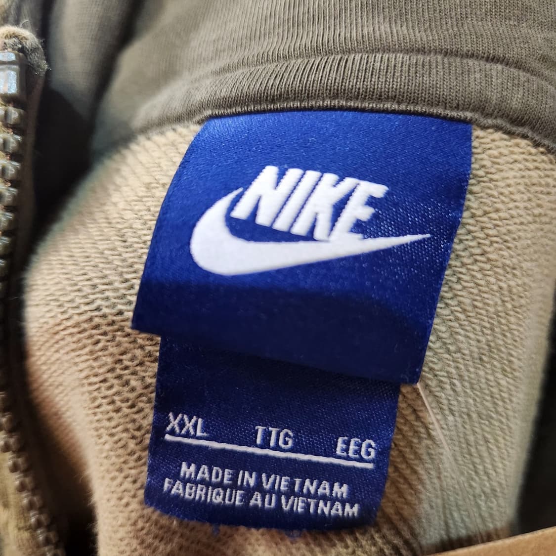 Nike 카모 스우시 집업 후드 (XXL) 상품이미지2