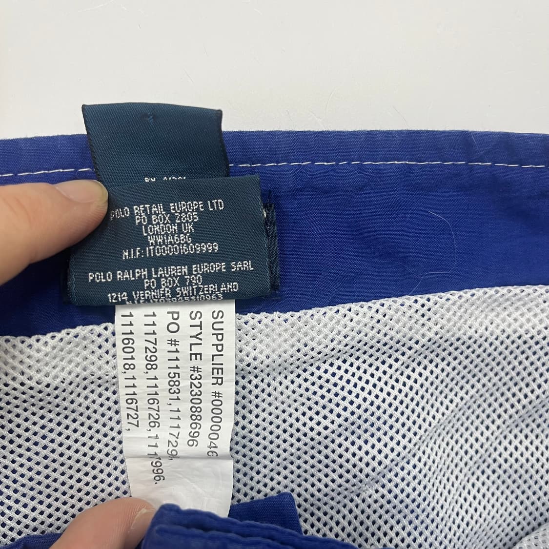 폴로 랄프로렌 포인트 블루 반바지 상품이미지9