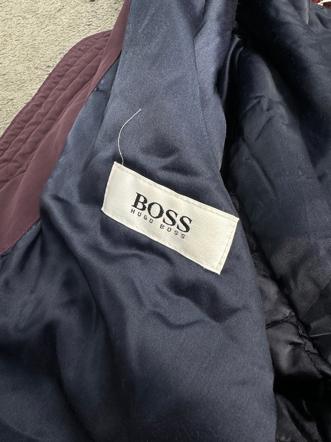 80s Hugo boss 봄버 자켓 XL 상품이미지7