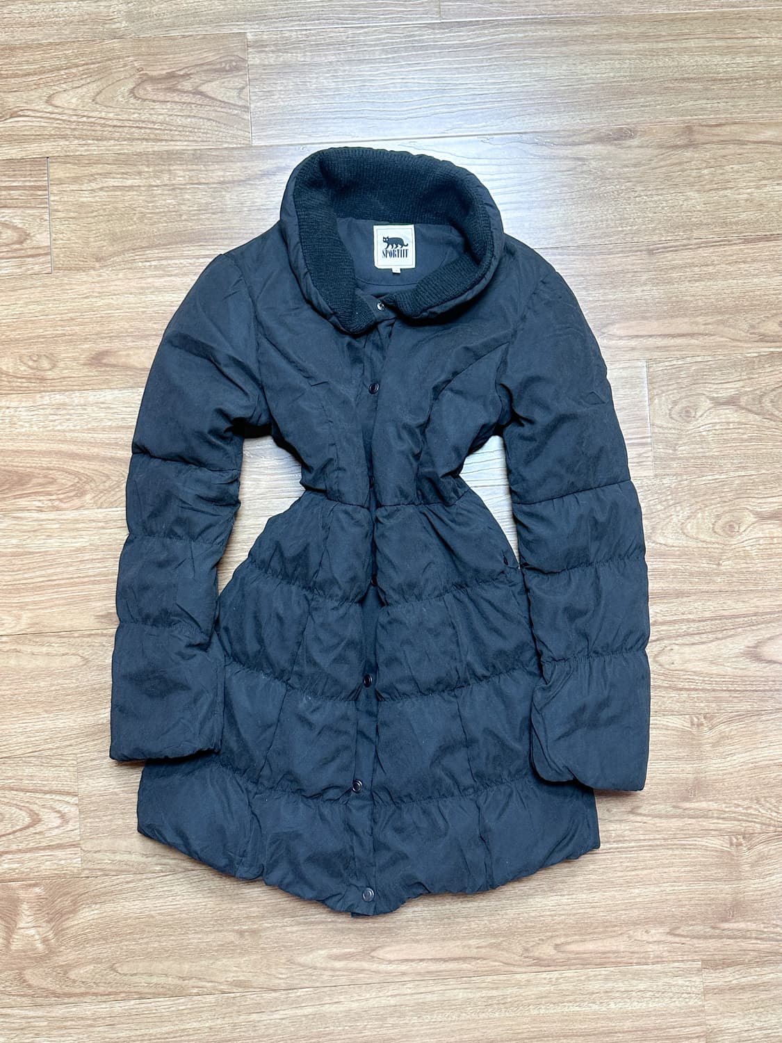 빈티지 고양이 블랙 패딩 히메갸루 로걀 달천깔 오네갸루 공겜여주 모리걸 상품이미지2