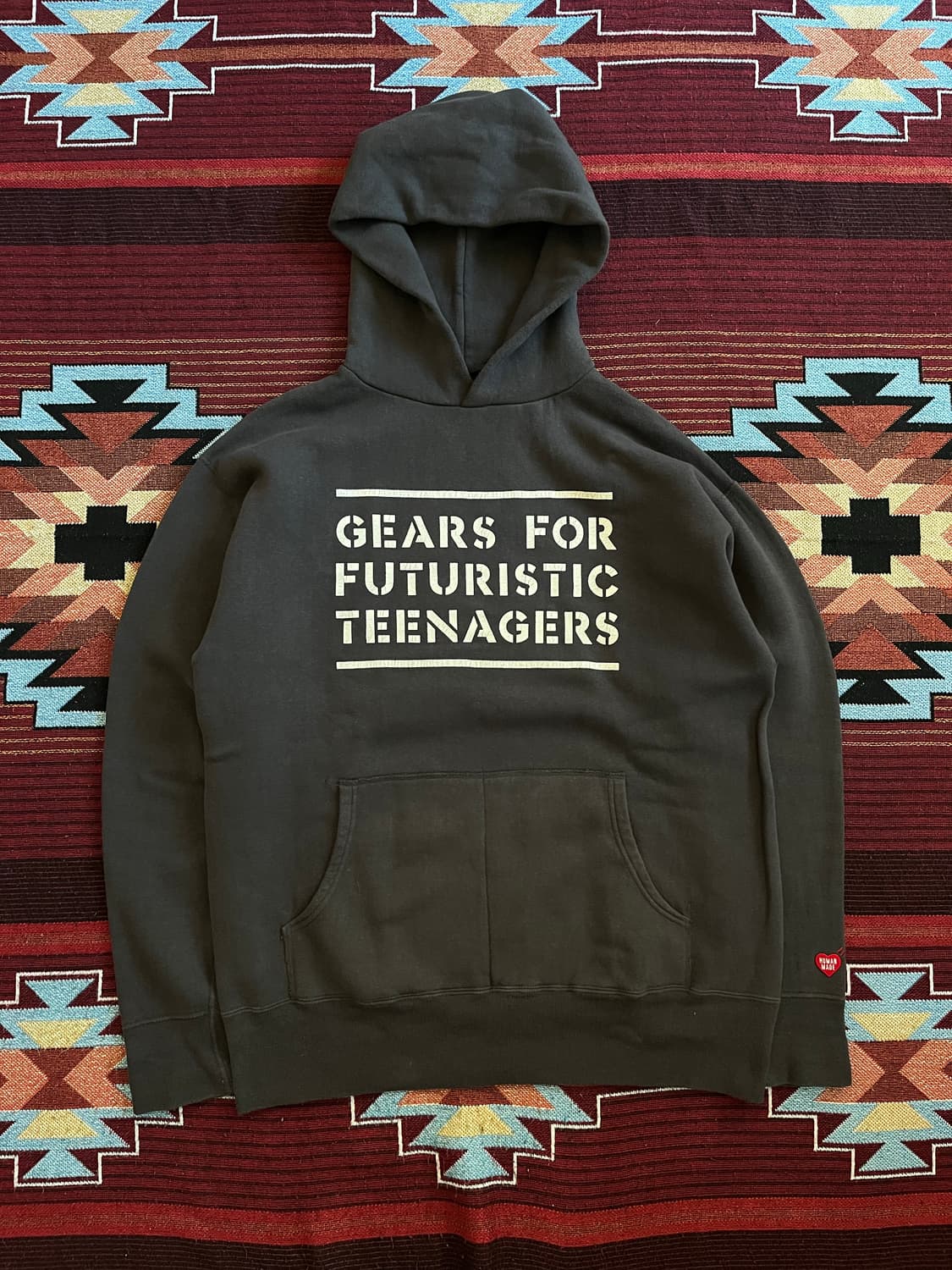 휴먼메이드 텍스트 후드 Human Made 상품이미지1