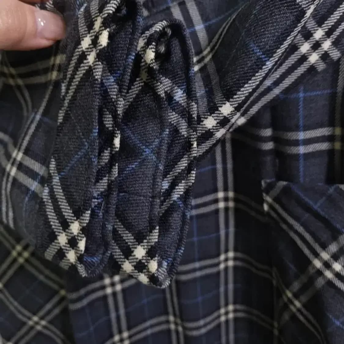 버버리 체크 셔츠 원피스 ~44반 상품이미지8