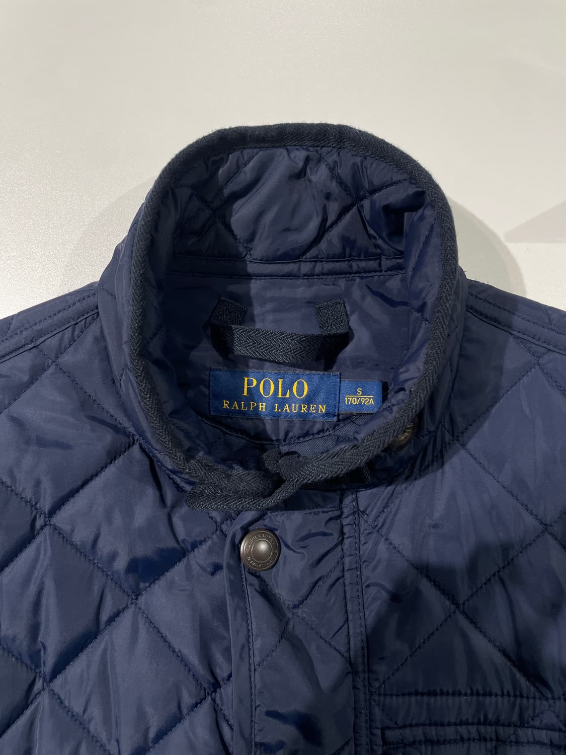 폴로 랄프로렌 딥 네이비 싱글 포켓 나일론 퀼팅 자켓 상품이미지7