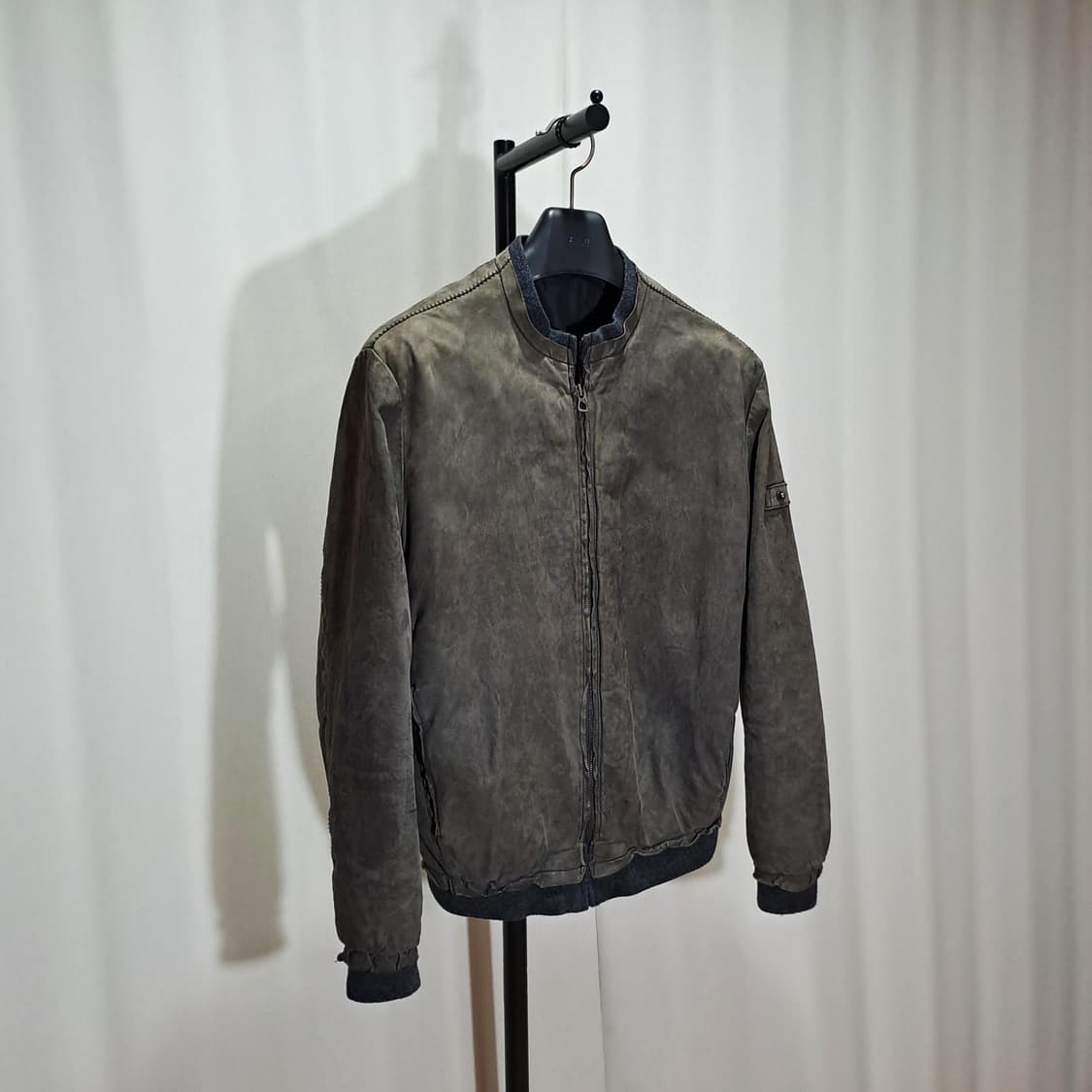 (택포) 시리즈 램스킨 포테로사 블루종 점퍼 95 B223 상품이미지4