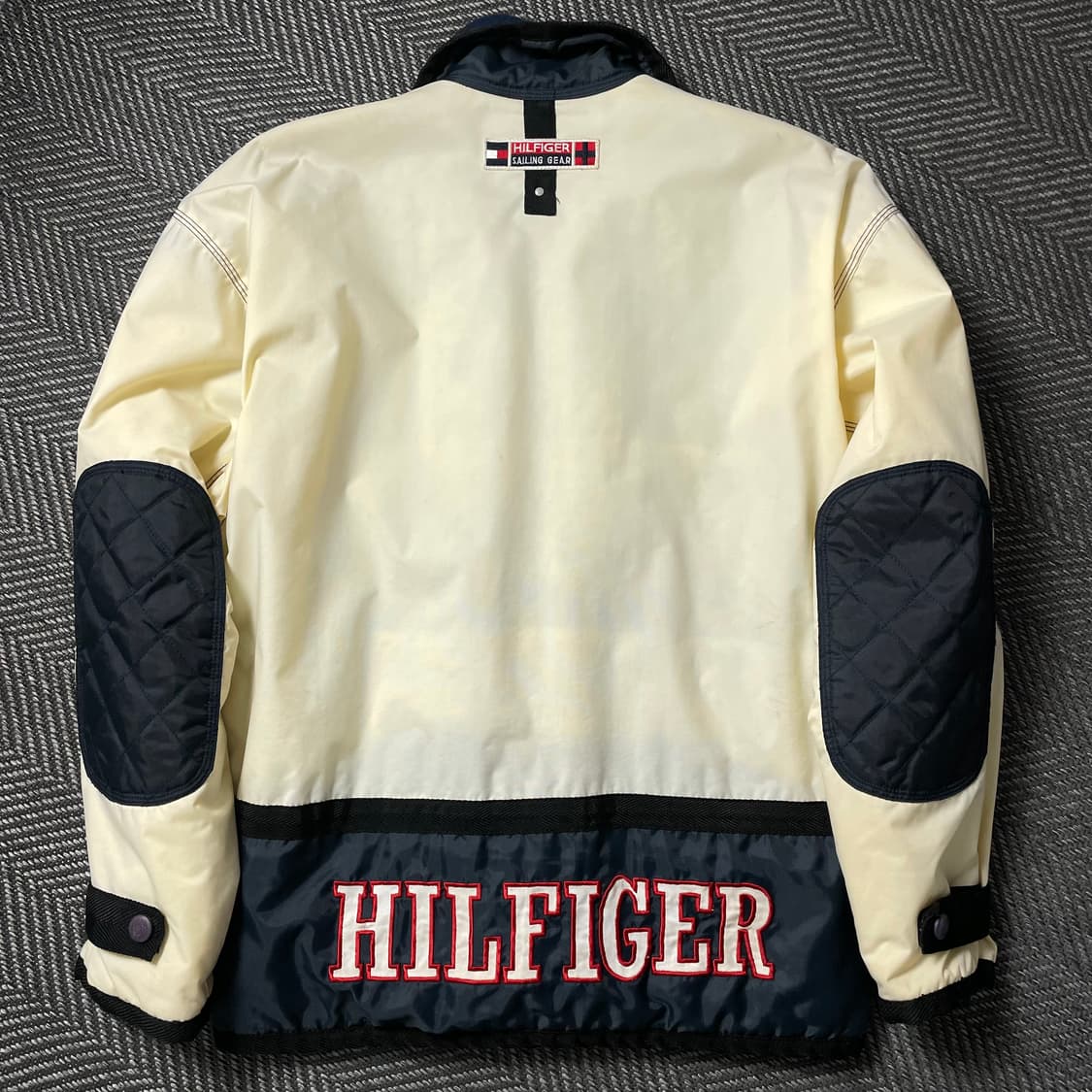 00s 타미힐피거 올드스쿨 빅로고 스티치 디테일 박시핏 점퍼o 4987 상품이미지1