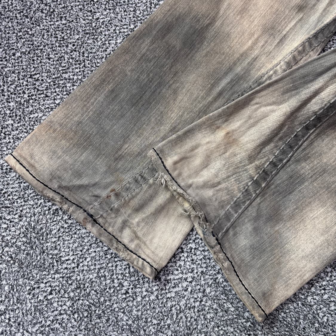 버카루 워싱 부츠컷 데님 팬츠 (30) 상품이미지9