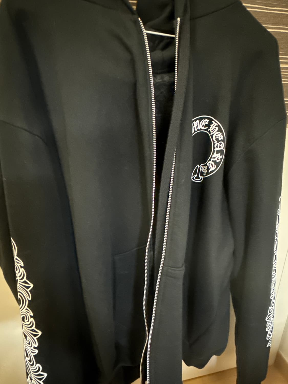 크롬하츠 홀스슈 플로랄 후드집업 L 상품이미지1