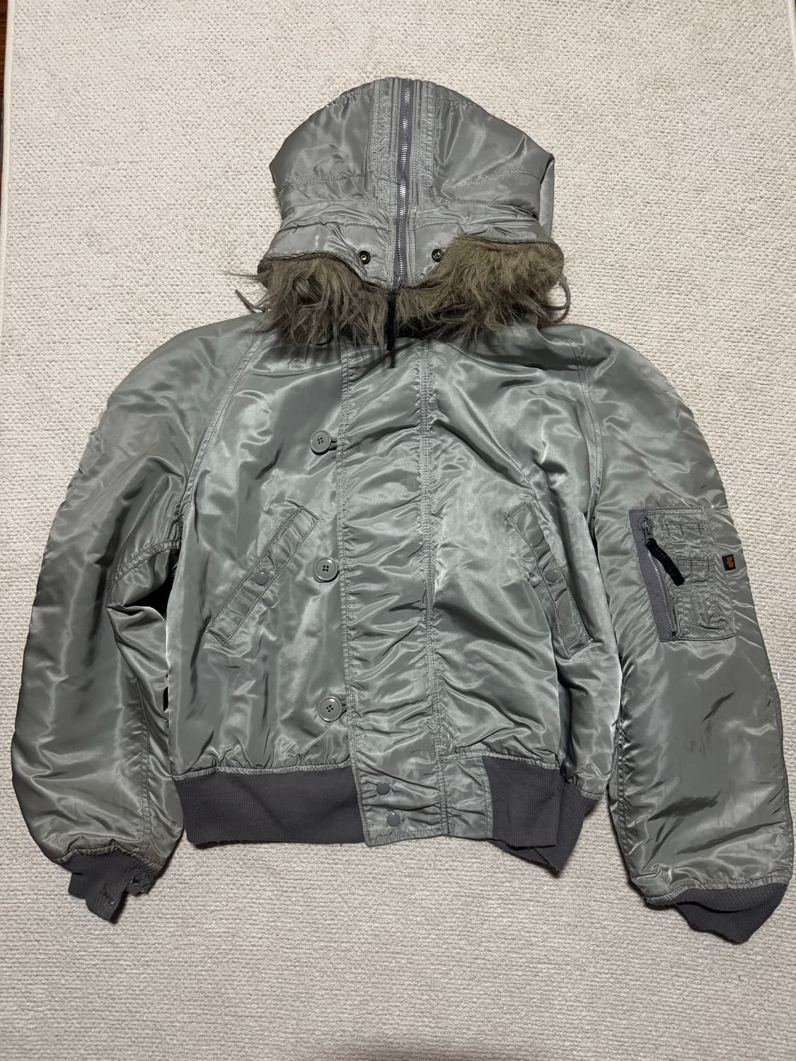 80s 빈티지 USA 알파 인더스트리 N-2B L 상품이미지1