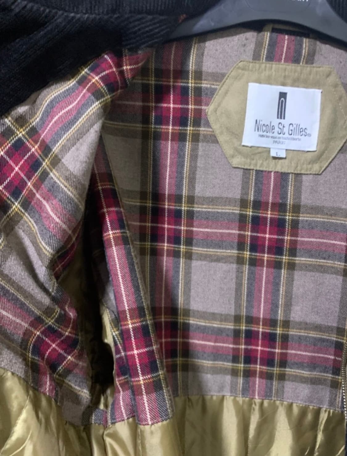 Nicole St Gilles 코듀로이 봄버 자켓 L 상품이미지7