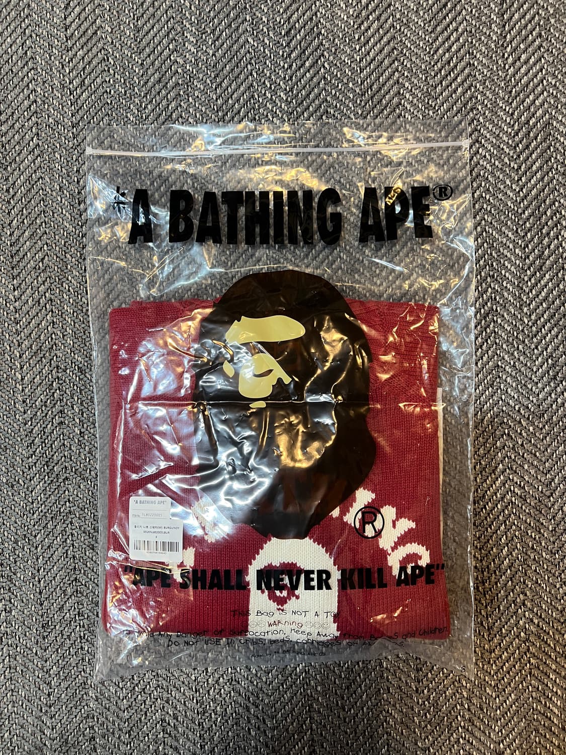 베이프 콜리지 니트 스웨터 상품이미지10