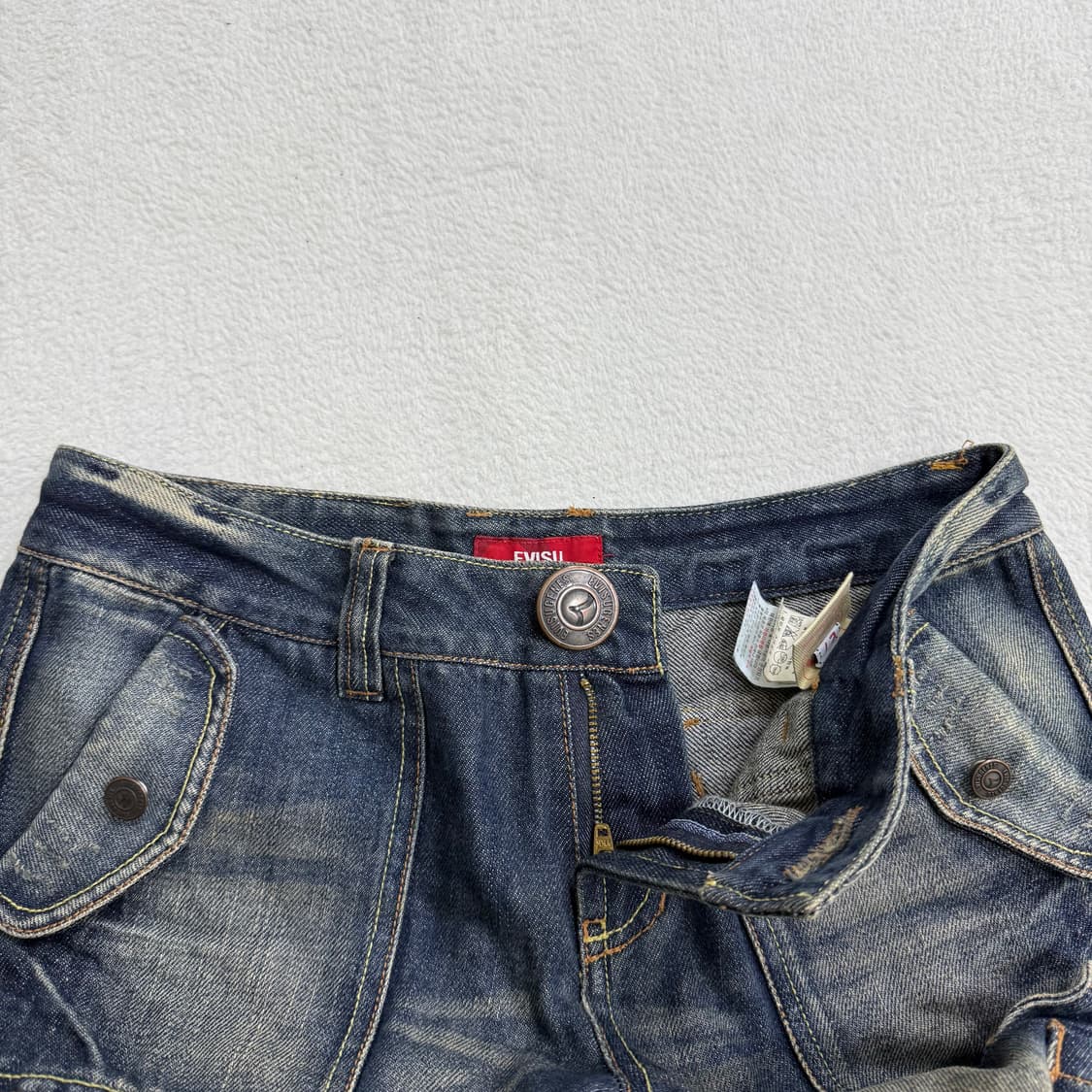 27 에비수 데님 카고 팬츠 0401T 상품이미지3